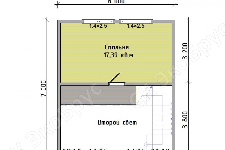 Ладога 2020 Д-5 планировка этаж 2