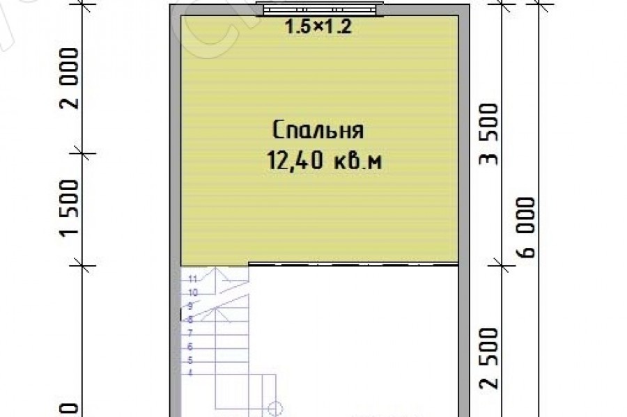 Ладога Д-11 планировка этаж 2