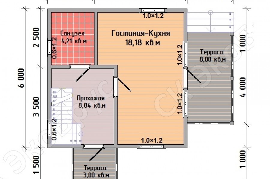 Ладога Д-16 планировка этаж 1