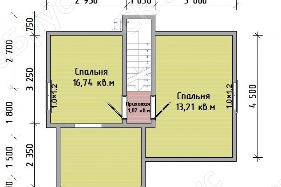 Ладога Д-5 планировка этаж 2
