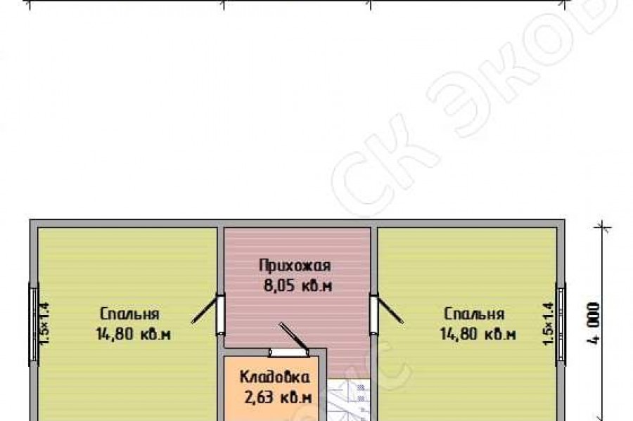 Ладога 2020 Д-3 планировка этаж 2