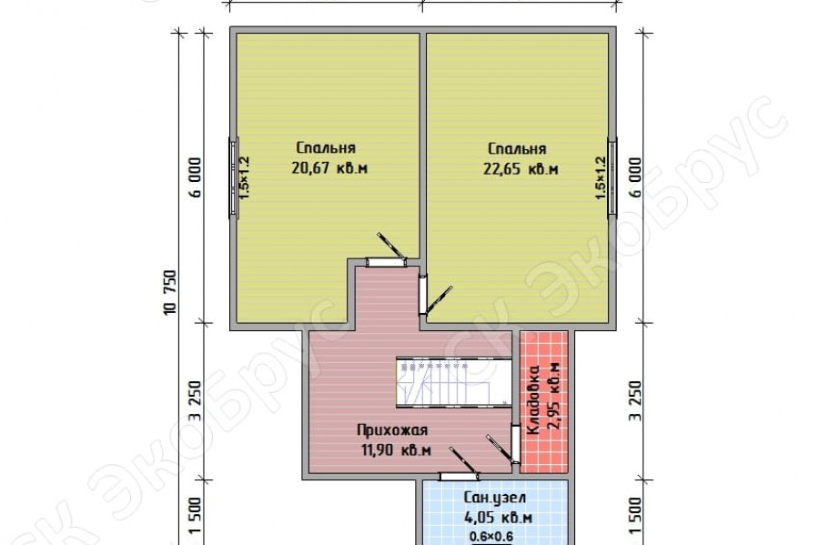 Ладога 2020 Д-4 планировка этаж 2