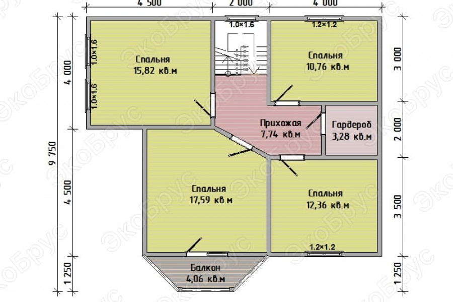 Выборг Д-15 планировка дома этаж 2