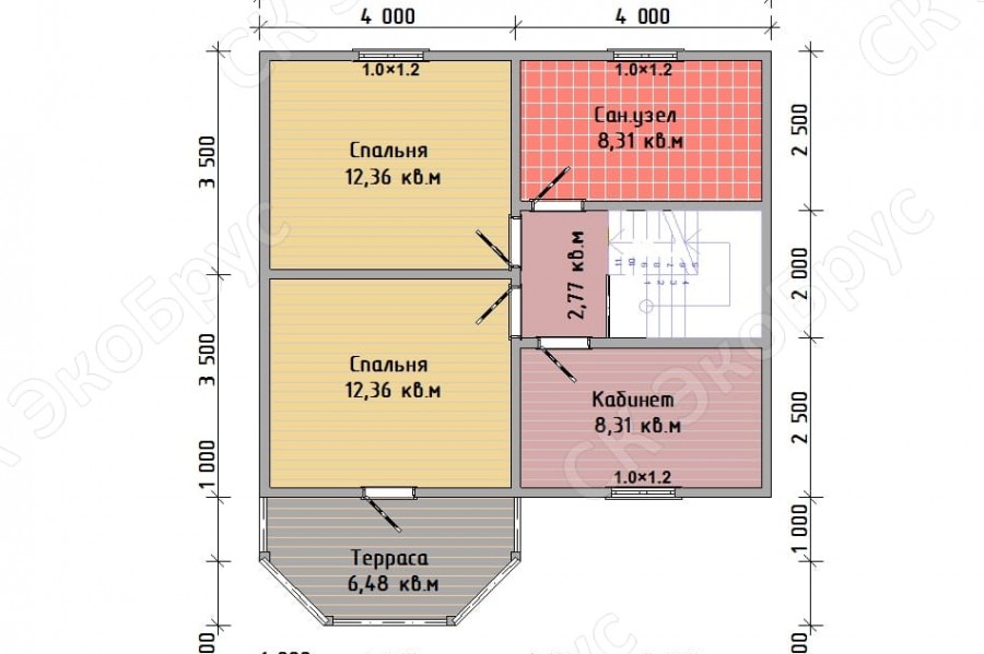 Всеволожск 2020 Д-2 планировка дома этаж 2