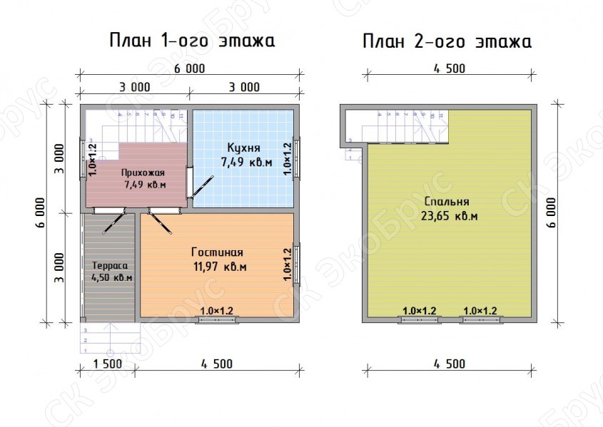 Планировка проекта дома Ладога Д-15