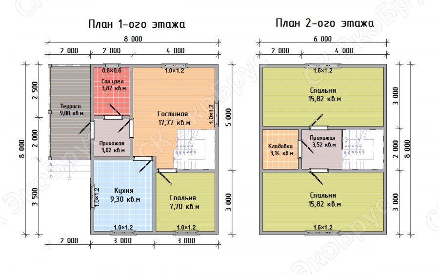 Планировка проекта дома Всеволожск Д-4