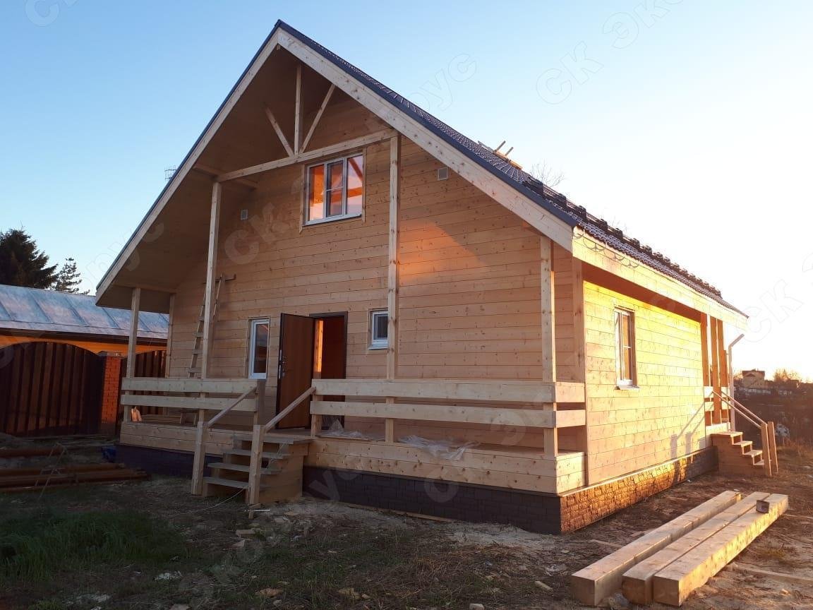 Каркасный дом 11 на 9,5 м фото. Строительство по проекту Ладога Д-11 фото №4