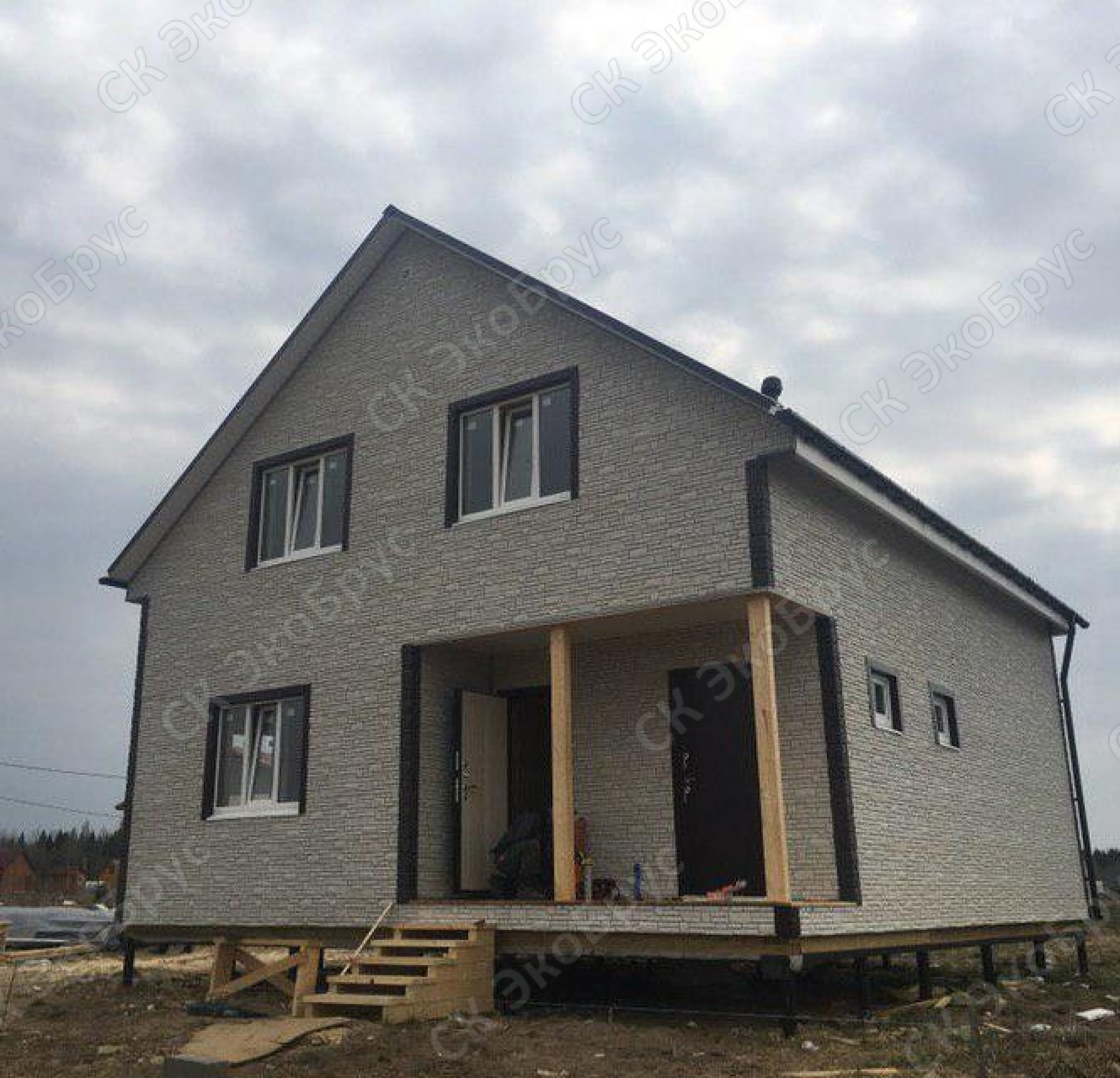 Каркасный дом 8 на 9 м фото. Строительство по проекту Всеволожск Д-10 (Кировский район) фото №1