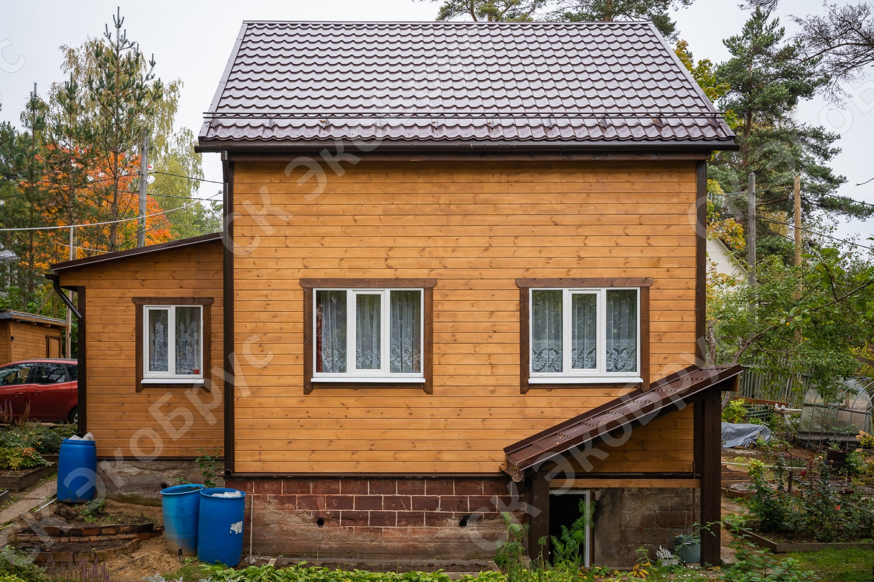 Каркасный дом 6,33 на 7,25 м фото. Строительство по индивидуальному проекту фото №8